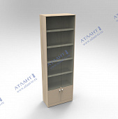 Витрина для вина с прямыми полками застекленная ВВП-3