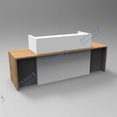 Стойка ресепшен на два рабочих места RM-22