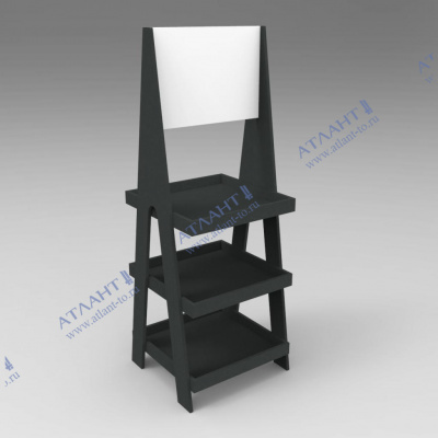 Стеллаж лесенка двусторонний СЛ-2