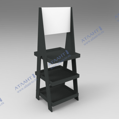 Стеллаж лесенка двусторонний СЛ-2